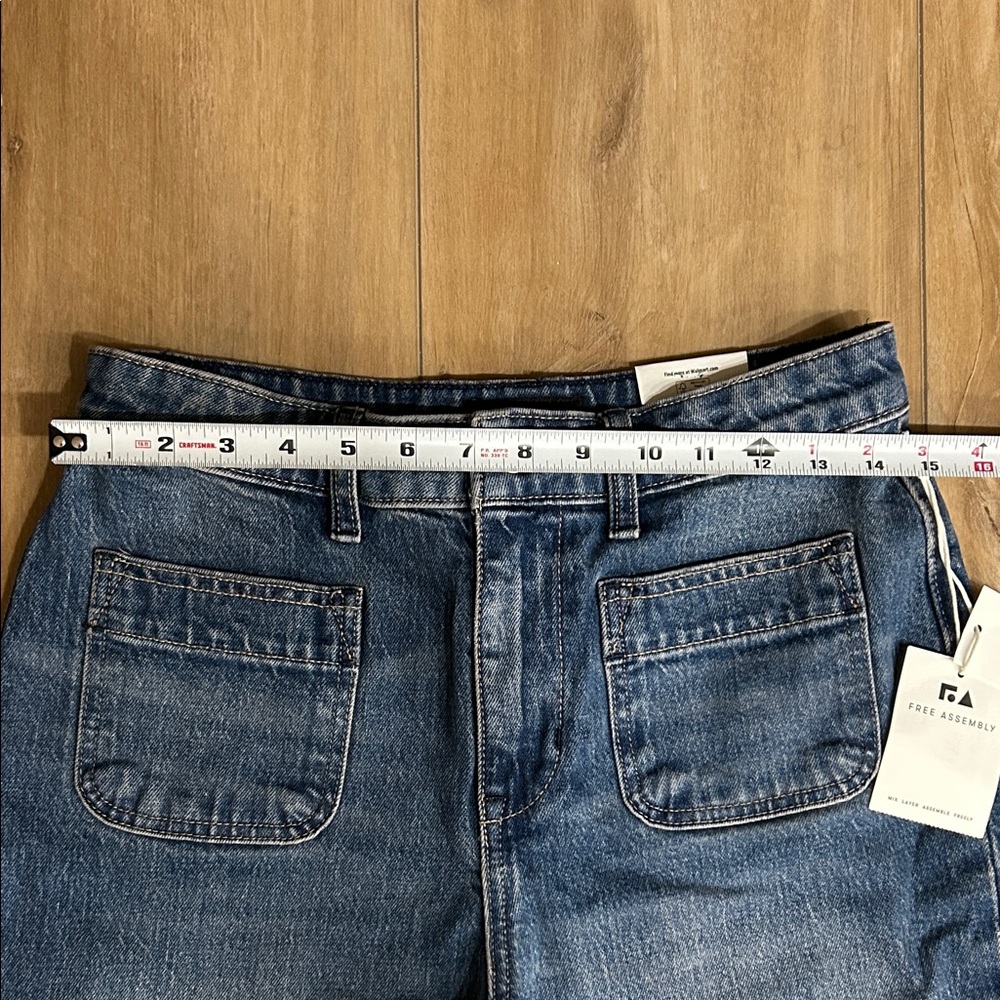 NWT - FREE ASSEMBLY Wide Leg  Jeans - Picture 12 of 15